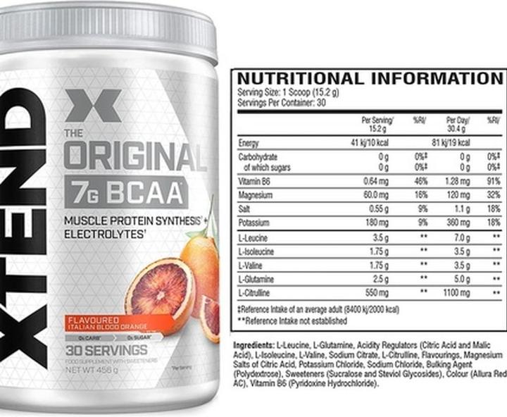 Produktbild Scivation Xtend BCAAS (1 Stk., Pulver, 456 g)