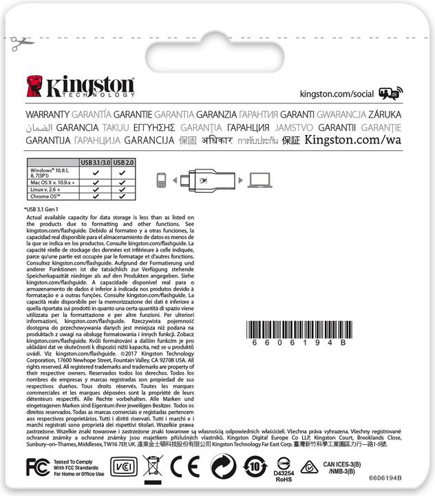 Actual product image Kingston MobileLite Duo 3C (USB)