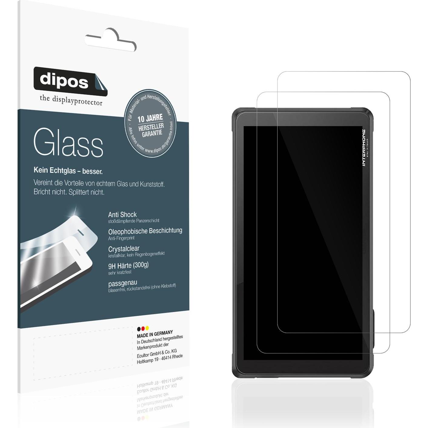 Dipos, Fahrzeug Navigation Zubehör, Anti-Shock Displayschutz 9H