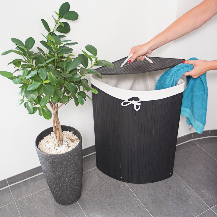 Produktbild Relaxdays Eckwäschekorb (60 l)
