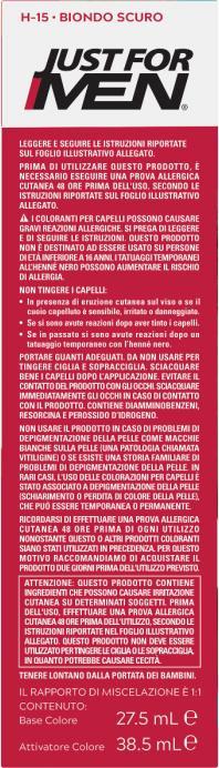 Produktbild Just For Men Dark Blonde Colored Shampoo H15 27.5ml (27.50 ml, Flüssiges Shampoo)