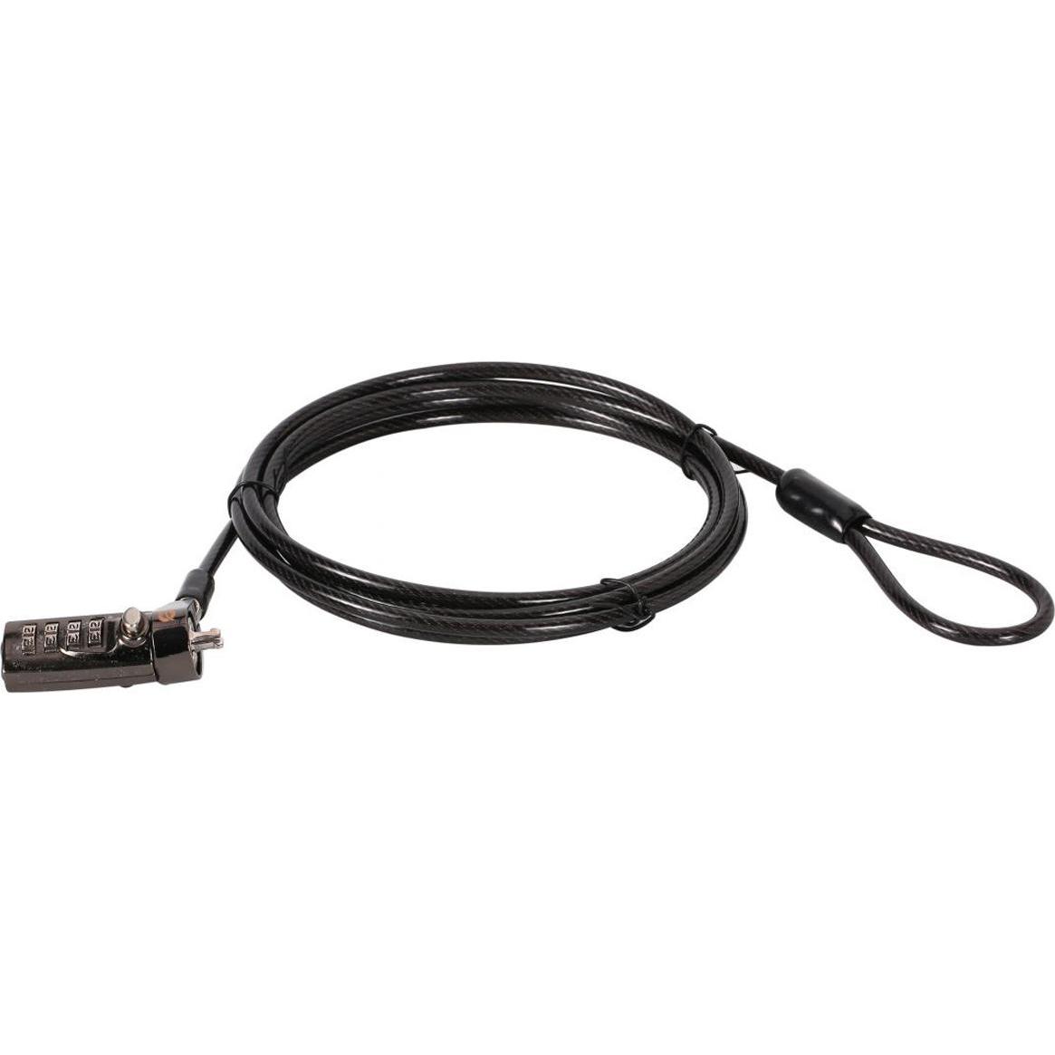 Conceptronic NBT Notebook/Laptop Nano Zahlenschloss/ 1.8m sw, Notebook Security, Schwarz