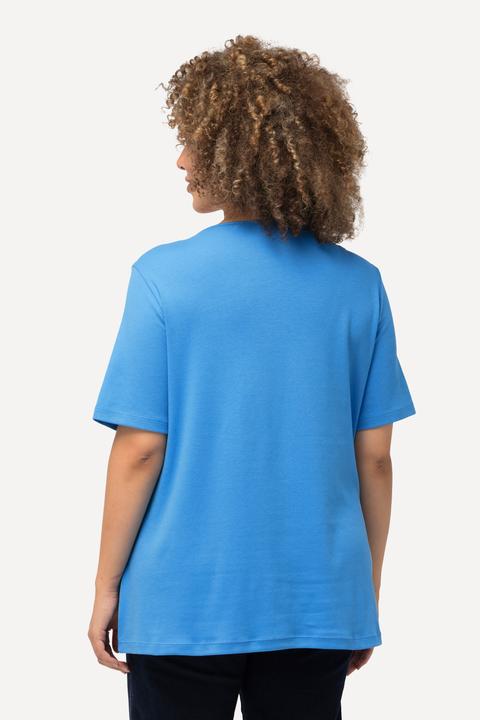 Produktbild Ulla Popken Shirt, doppellagige Vorderseite, Slim, Rundhals, Halbarm (56)