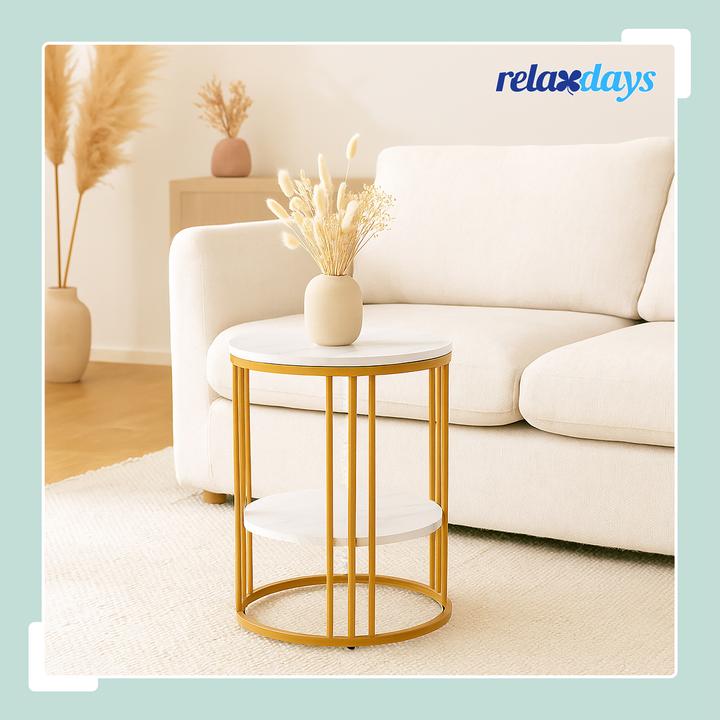 Actual product image Relaxdays Side Table (40 x 40 x 56 cm)