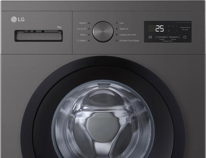 Produktbild LG Washing machine F4A1009NDK 1400 rpm 9 kg Black (9 kg, Links)
