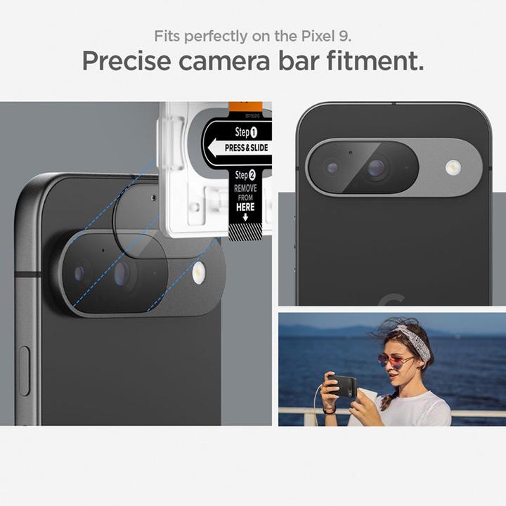 Image du produit Spigen EZ Fit Gehärtetes Glass Camera Protector 2-Pack (2 pcs, Google Pixel 9)