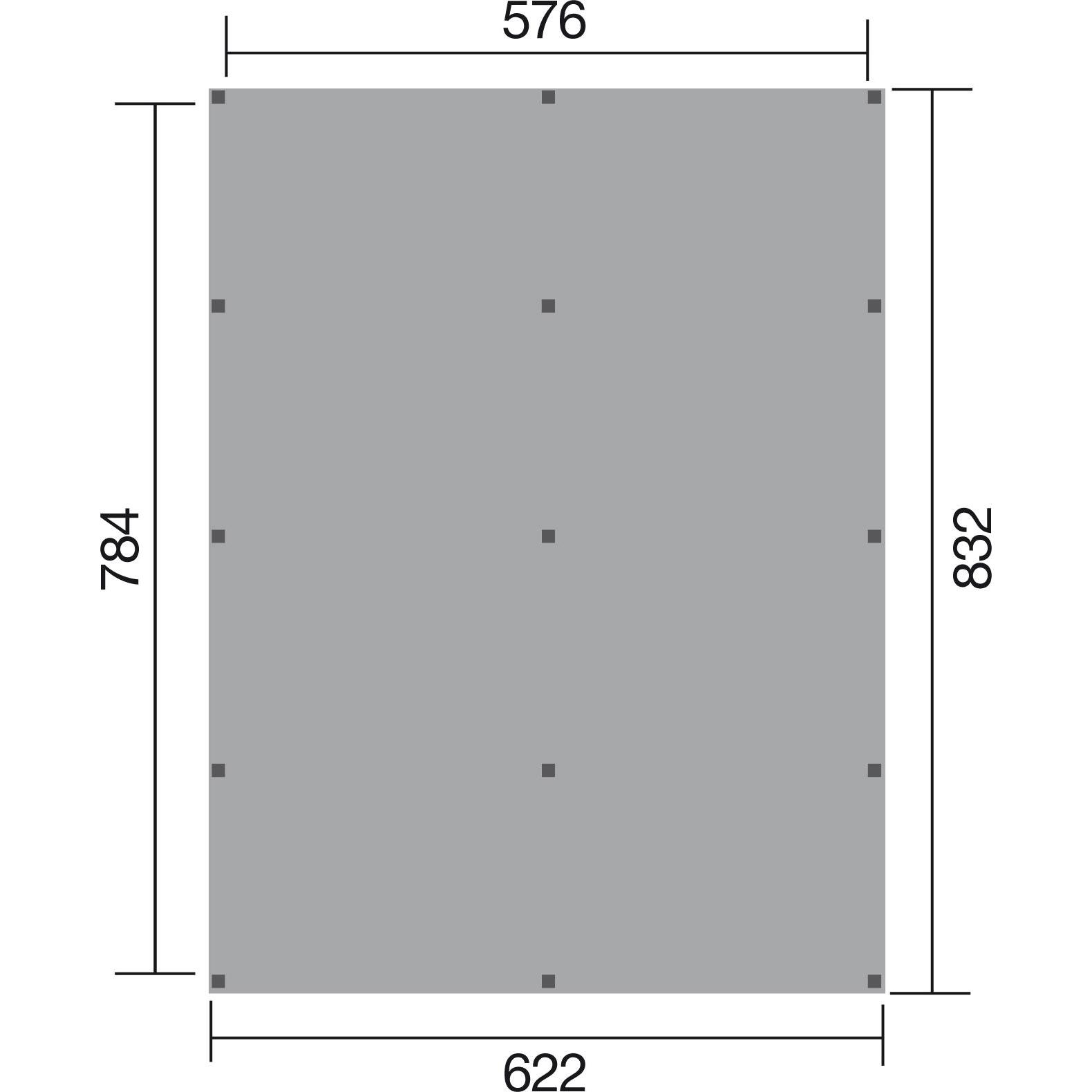 Thumbnail - Weka Holzbau, Carport + Garage, Leimholz-Flachdach Doppelcarport 615 Gr.2