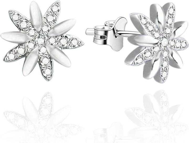 Image du produit Beneto StÅ™ÃÃbrnÃ© nÃ¡uÅnice pecky s ÄirÃ½mi zirkony AGUP3449