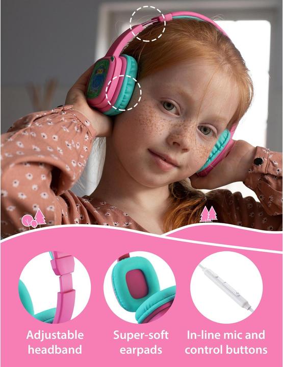 Actual product image Planet Buddies Girl Wired Headphones DIY
