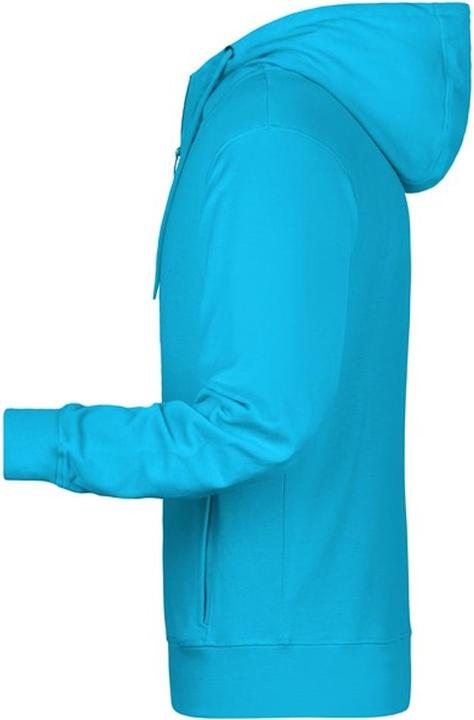 Immagine prodotto James & Nicholson Felpa con Cappuccio e Zip Intera Uomo (M)