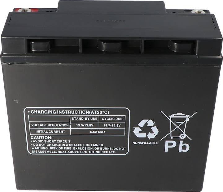 Actual product image Yuasa Battery YPC22-12 (12 V, 22 Ah)