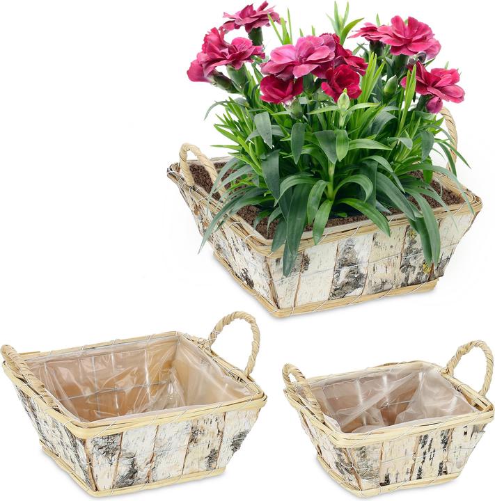 Image du produit Relaxdays 3x pot de fleurs (27 cm)