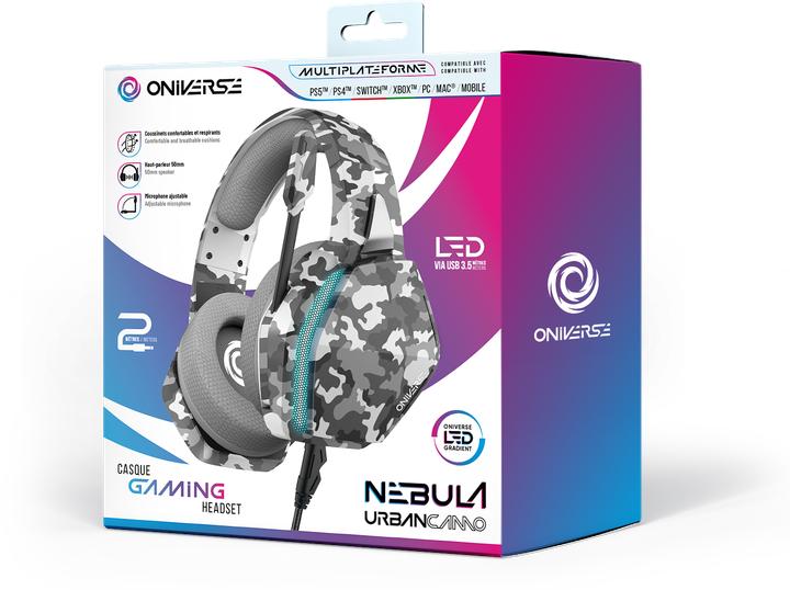 Actual product image Oniverse - Gaming-Headset Nebula - UrbanCamo (Mehrplattform) (Cable)