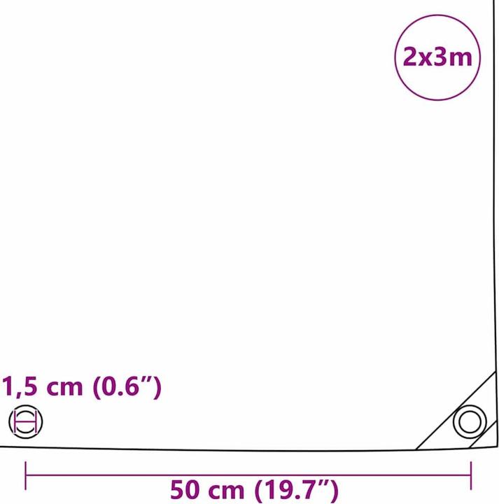 Produktbild vidaXL Planenschutz (2 x 3 m)