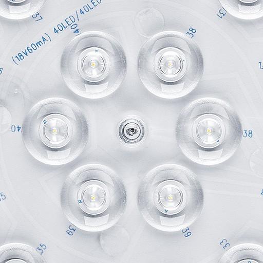 Image du produit Thorn Luminaire plastique à LED 20,5W 3000-4000K 2200lm ws Konv IP65 Ø300x75mm (2200 lm)
