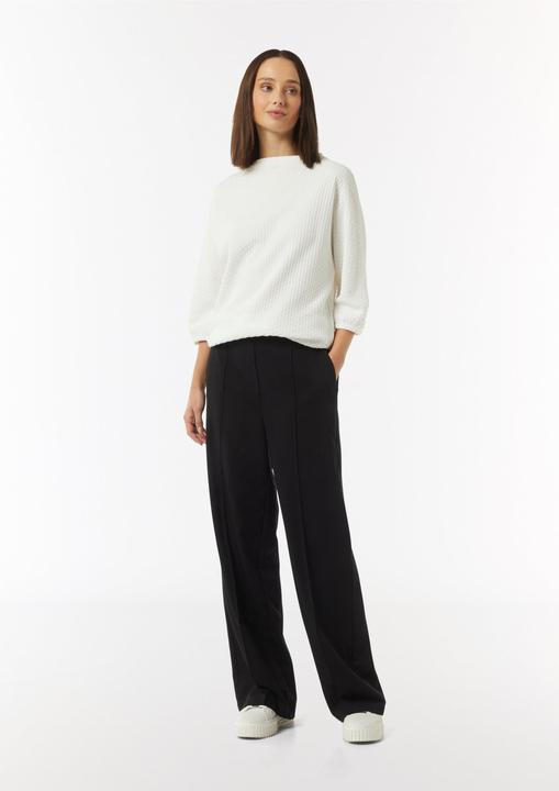 Actual product image Comma T-Shirt Strukturiertes Shirt mit Fledermausärmeln (44)