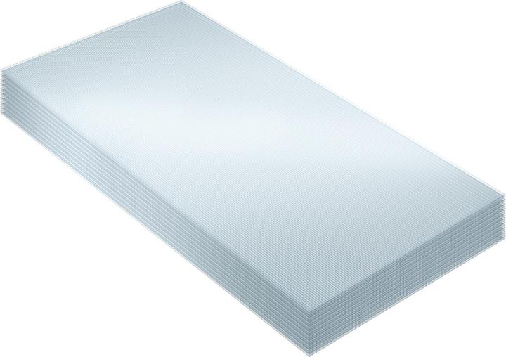 tectake 10 plaques doubles en polycarbonate, découpables