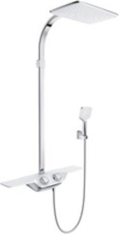 Kludi Thermostatic dual-shower system COCK Discovery DN 15 we/chr