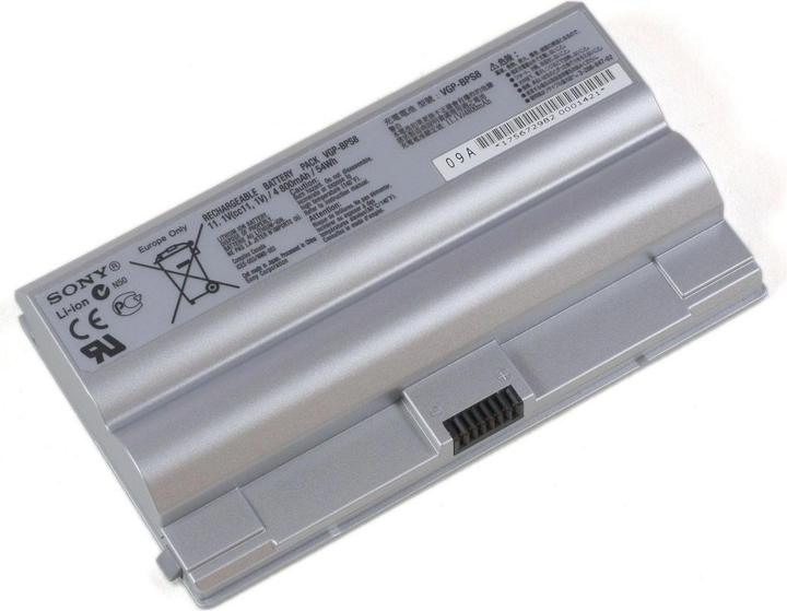 Actual product image CoreParts MBI2267 Notebook Battery for Sony (6 Cells, 5200 mAh)