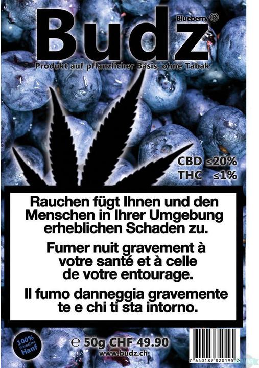 Budz Blueberry 50g (50 g, Outdoor)
