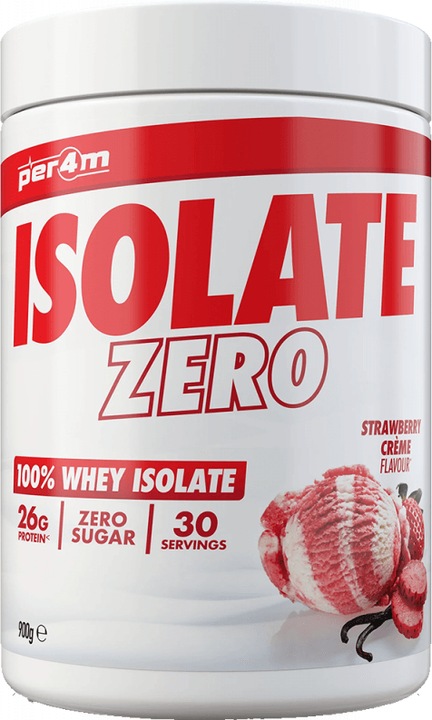 Actual product image Per4m Whey Isolate Zero (Strawberry cream, 1 pcs., 900 g)