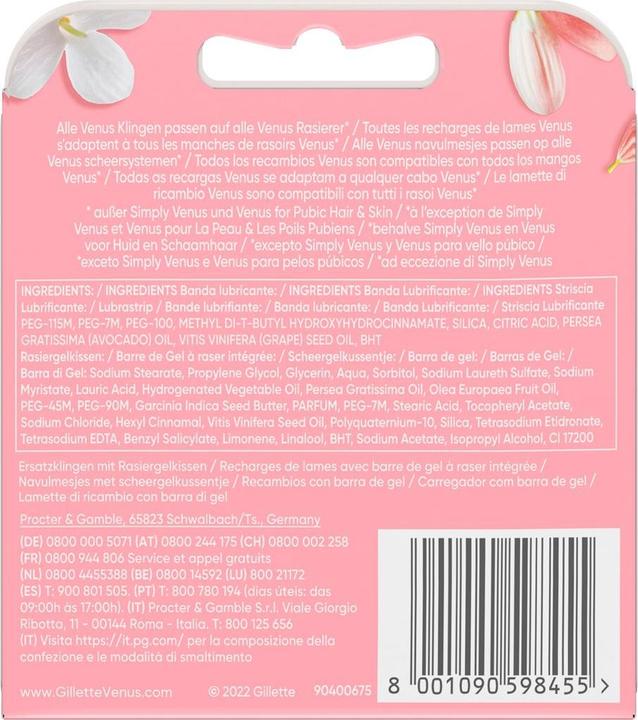 Produktbild Gillette Venus ComfortGlide Spa Breeze (4 x)