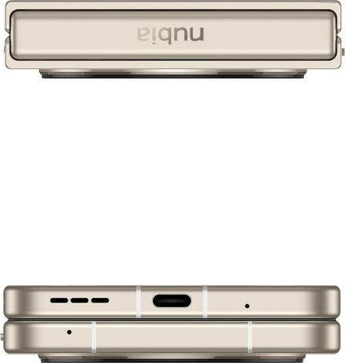 Actual product image Nubia Smartfon Bundle Flip (Black) + etui + słuchawki + cooler (256 GB, Black, Sunshine Gold, 6.90", 5G)