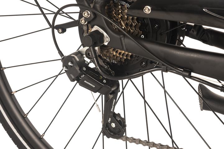 Produktbild Adore E-Citybike 28" Alu Cityfahrrad CV-180 Heckmotor 50NM / 15Ah Schwarz (48 cm)
