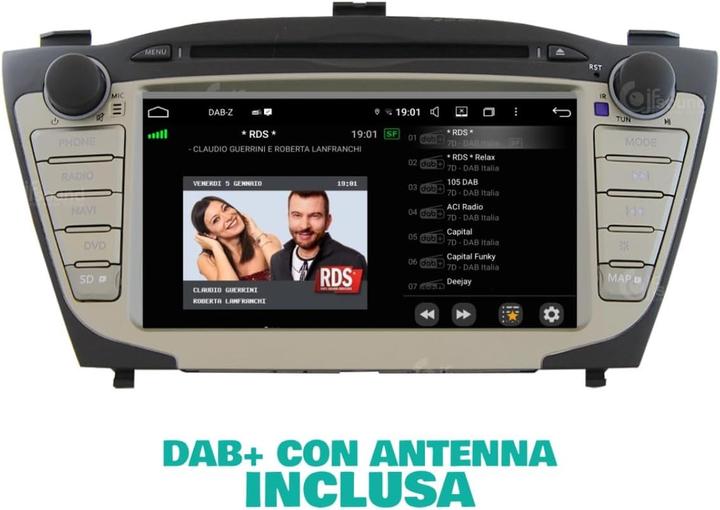 Actual product image JFSound Hyundai IX35 Android GPS Bluetooth WiFi USB DAB+ CarPlay Android Auto Touchscreen (Android car)