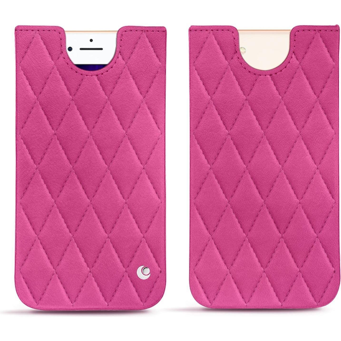 Noreve Lederschutzhülle (Apple iPhone 8), Smartphone Hülle, Rosa