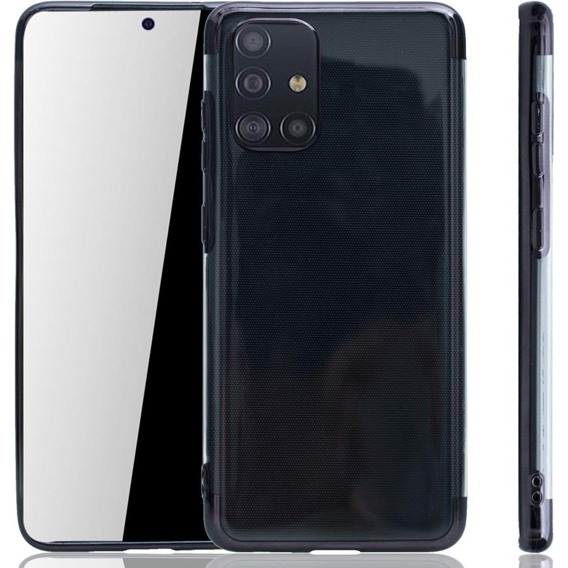 König Design Handyhülle für Samsung Galaxy A51 Schutzcase Backcover Bumper Etuis Case Schwarz (Samsung Galaxy A51), Smar...
