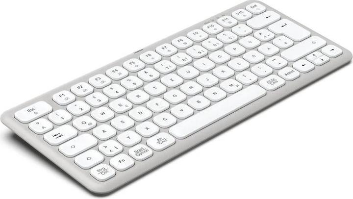 Produktbild Hama Multi-Device-Tastatur WK-500 kabellos Funk u. BT klein WS QWERTZ (DE, Kabellos)