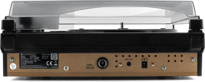 Productafbeelding Soundmaster Platenspeler PL590SW Zwart (Volautomatisch)