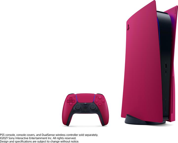 Actual product image Sony PS5 Standard Cover Cosmic Red (PS5)