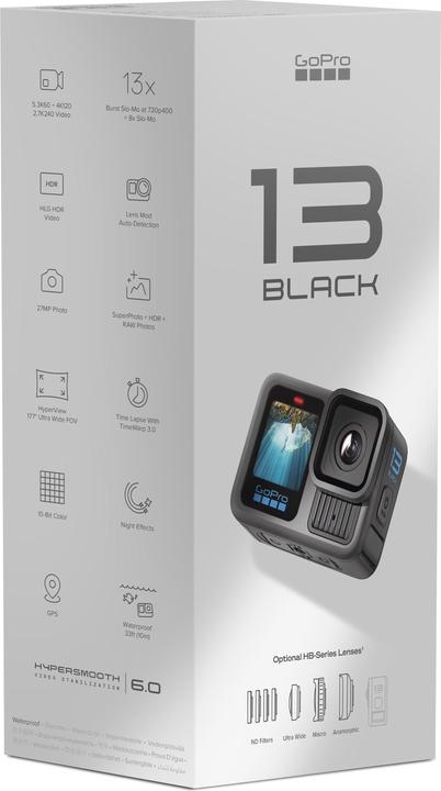 Immagine prodotto GoPro HERO13 Black (60p, Bluetooth, WiFi)
