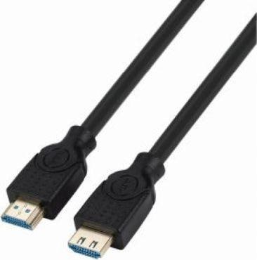 Produktbild TTL HDMI-Kabel (Rastnasen) 15,0m, HDMI St./St. Ethernet, schwarz, HDMI Highspeed, Ethernet, UHD/4K fähig (15 m, HDMI)