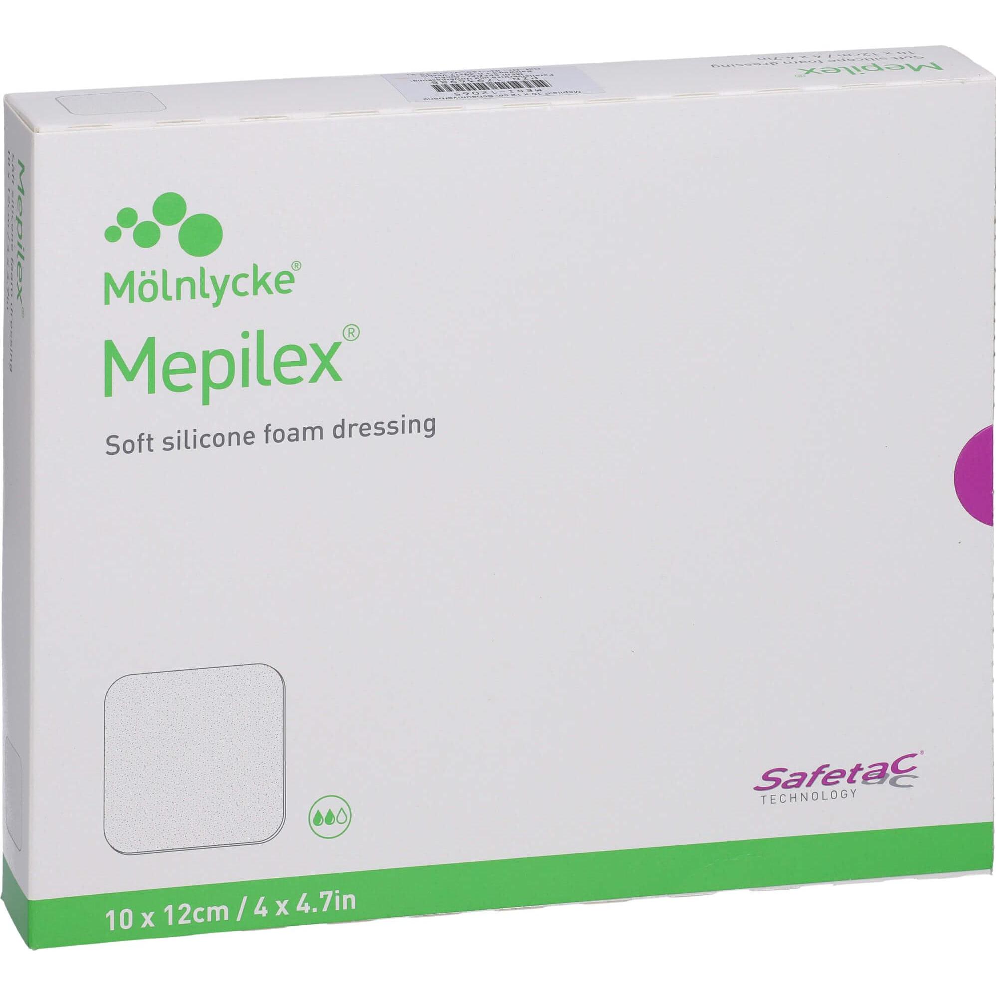 Mepilex, Pflaster, Schaumverband mit Safetac à 10 x 12cm (5 x)