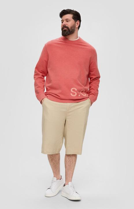 Image du produit s.Oliver Sweatshirt Baumwoll-Sweatshirt mit Logo-Print (4XL)