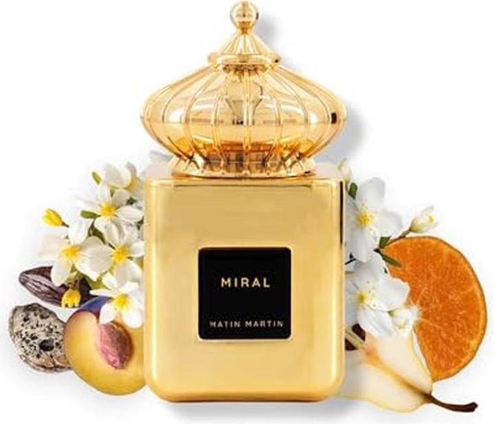 Immagine prodotto Matin Miral Eau de Parfum da donna Pera Mandarino Arancio Prugna Fruttato Profumo di lunga durata (Eau de parfum, 100 ml)