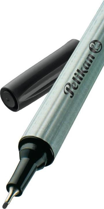 Produktbild Pelikan 940601 Fineliner 96, 3 Stück in Blisterverpackung, schwarz (Silber, Schwarz, 3 x)