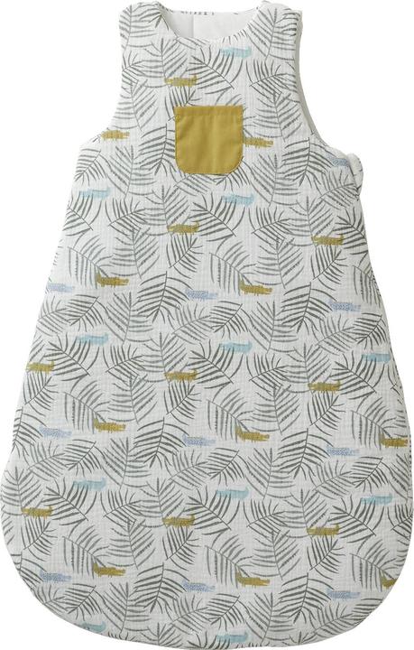 Krokodil, weiss bedruckt