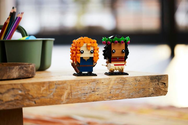 Produktbild LEGO Vaiana und Merida (40621, LEGO Brickheadz)