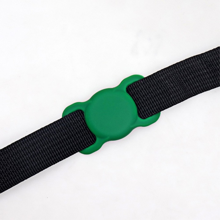 Image du produit Ueli Express Silicone Collier pour chiens et chats Support pour Apple AirTag Noir