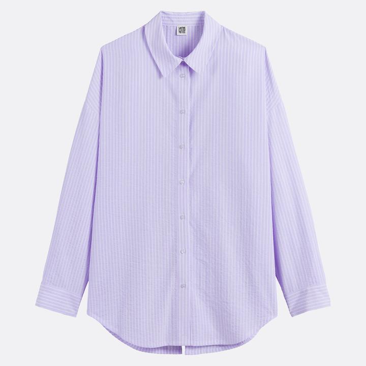 Immagine prodotto La Redoute Collections Gestreiftes Hemd mit Bindebändern im Rücken (36)