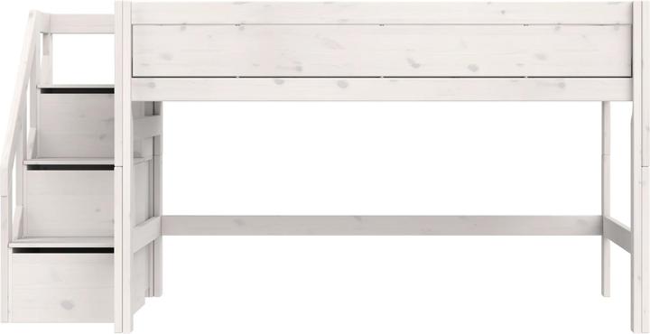 Produktbild Lifetime Kidsrooms Halbhohes Bett mit Treppe 120x200cm (120 x 200 cm)