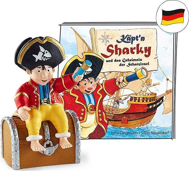 Actual product image Tonies Audio book Tonie - Captain Sharky and the secret of Treasure Island (German)