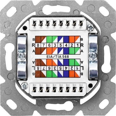 Actual product image Digitus Surface mounted socket cat.6e 2xRJ45, shielded (UTP, CAT6e)
