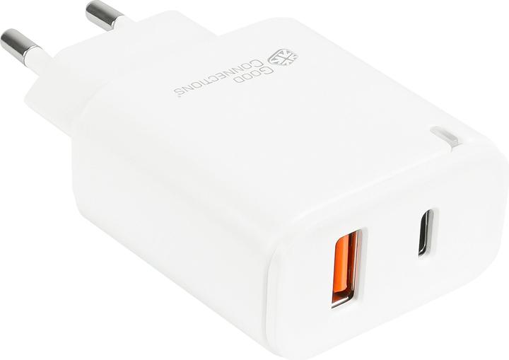 Productafbeelding Good Connections PCA-W003W Mobiele Apparatenoplader Wit (20 W, 2 ports)