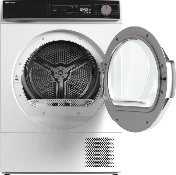 Produktbild Sharp KD-NHA8S6GW1D-DE Wäschetrockner Wärmepumpen Trockner, 8 kg (8 kg, Rechts)