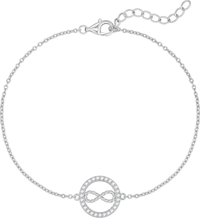 Immagine prodotto Rafaela Donata Damen Armband Infinity - 37636 (18 cm, - rodiato, Argento 925)